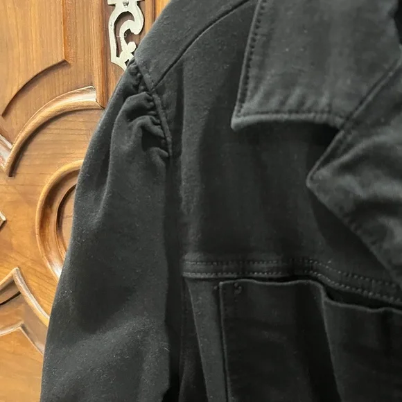 Paige Short Sleeve Black Jumpsuit Size 6 - Picture 6 of 12